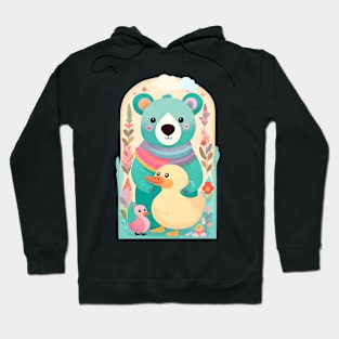 Cute bear illustration Hoodie